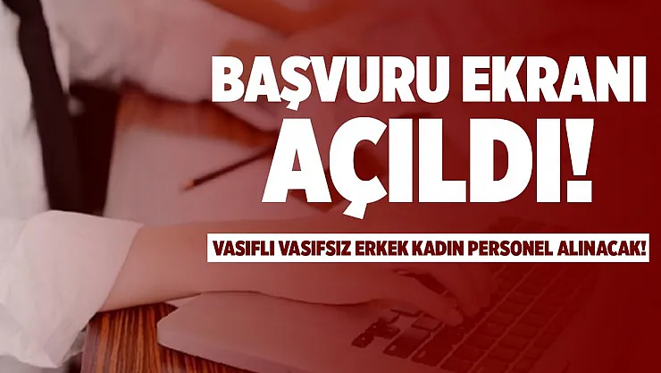 İŞKUR 46 bin 516 kadın erkek vasıflı vasıfsız personel alımına başladı! Herkes başvurabilir!