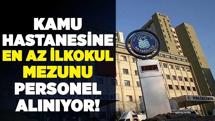 İŞKUR ile kamuya en az ilkokul mezunu personel alımı yapılıyor!