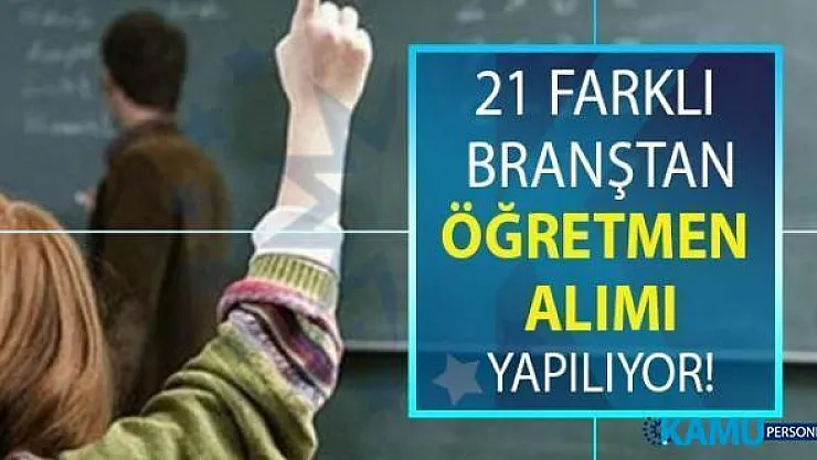 İŞKUR tarafından tam 21 branştan öğretmen alımı yapılacaktır!