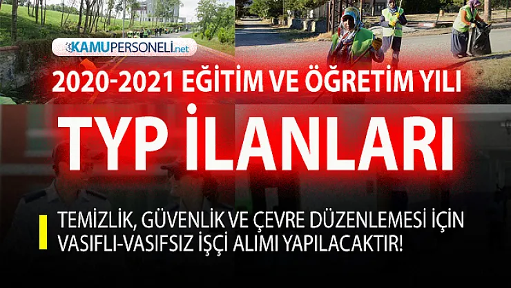 İŞKUR TYP ile okullara personel alımı yapılacak! TYP iş başvurusu nasıl yapılır?