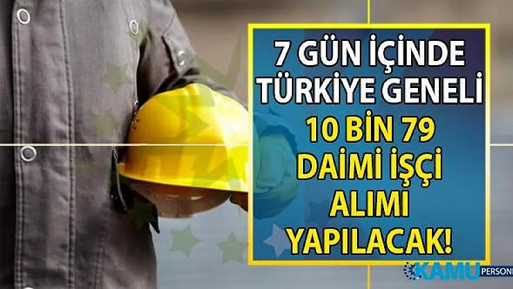 İŞKUR vasıflı vasıfsız daimi 10 bin işçi alımı başvuruları ne zaman başlıyor? İŞKUR 12 Eylül güncel iş ilanları yayınlandı!