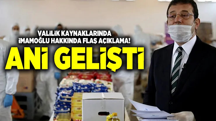 İstanbul Corona virüs toplantısına İmamoğlu çağrılmadı! Valilik kaynaklarından ilk açıklama geldi