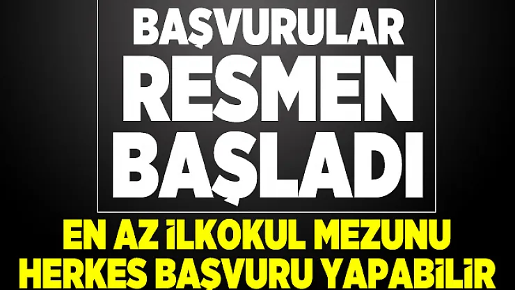 İstanbul SYDV çalışacak en az ilkokul mezunu personel arıyor! Başvurular başladı