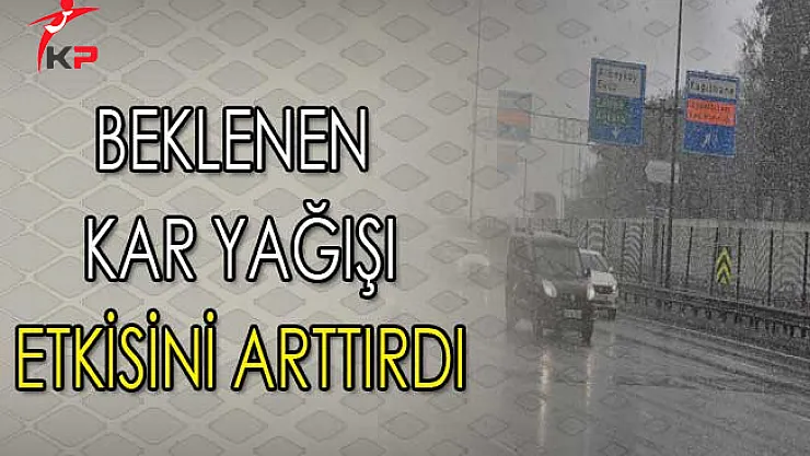 İstanbul'da Beklenen Kar Yağışı Şiddetini Arttırdı