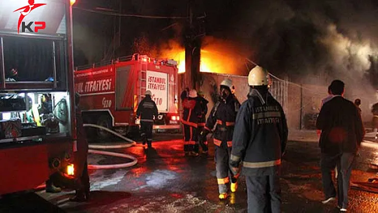İstanbul'da Fabrikada Yangın Çıktı! Patlamalar Yaşanıyor