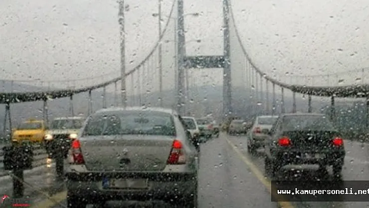 İstanbul'da Gök Gürültülü Sağanak Yağış Uyarısı