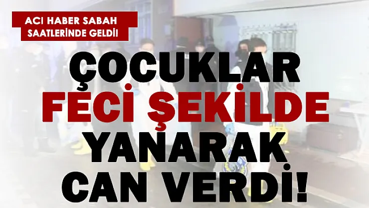 İstanbul'da kahreden haber! Çocuklar feci şekilde can verdi!