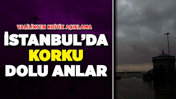 İstanbul'da Sağanak Yağış Devam Ediyor ! İstanbul Valiliğinden Kritik Açıklama Geldi
