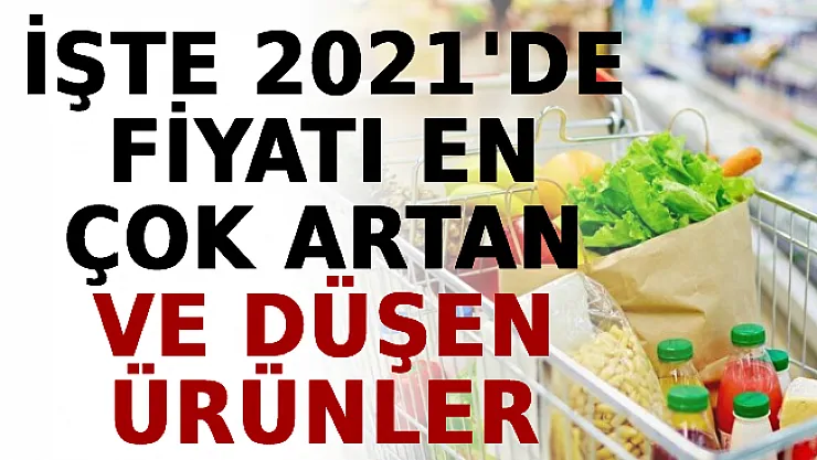 İşte 2021'de Fiyatı En Çok Artan Ve Düşen Ürünler