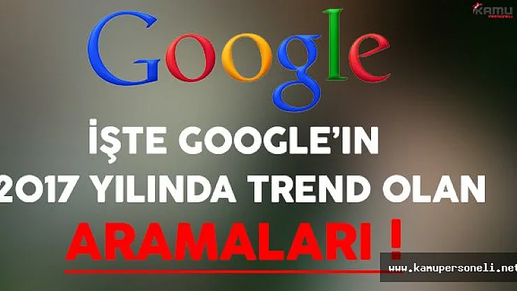 İşte Google'ın 2016 Yılı Arama Trendleri