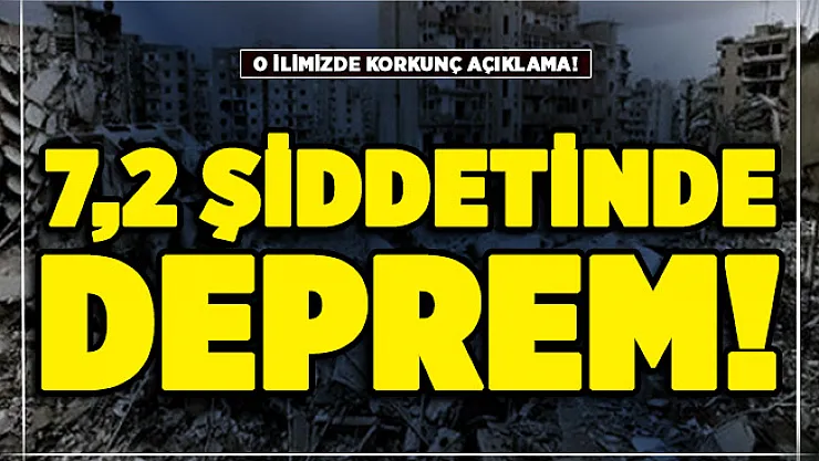 İzmir için korkutan açıklama: 7,2 şiddetinde deprem bekleniyor!