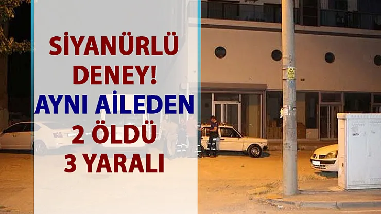İzmir'de siyanürlü deney! 2 ölü 3 yaralı