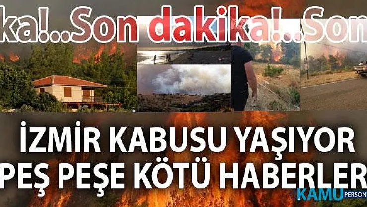 İzmir'de son dakika yangın haberleri! Urla ve Karabağlar'daki yangında son durum