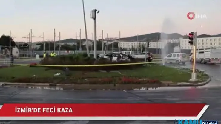 İzmir'in Balçova ilçesinde ölümlü trafik kazası! 2 kişi hayatını kaybetti
