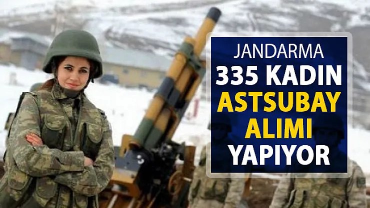 jandarma Genel Komutanlığı 335 Astsubay Alımı Yapıyor