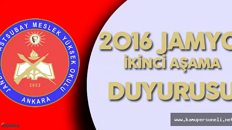 Jandarma Genel Komutanlığı'ndan ' 2016 JAMYO Seçme Sınavı Duyurusu'