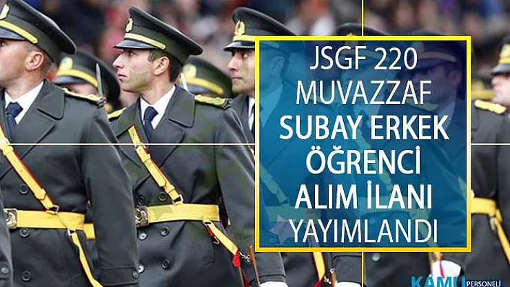Jandarma Ve Sahil Güvenlik Fakültesi 220 Muvazzaf Subay Erkek Öğrenci Alım İlanı Yayımlandı!