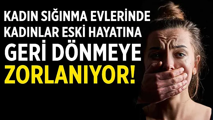 Kadın Sığınma Evlerinde kadınlar eski hayatına geri dönmeye zorlanıyor!