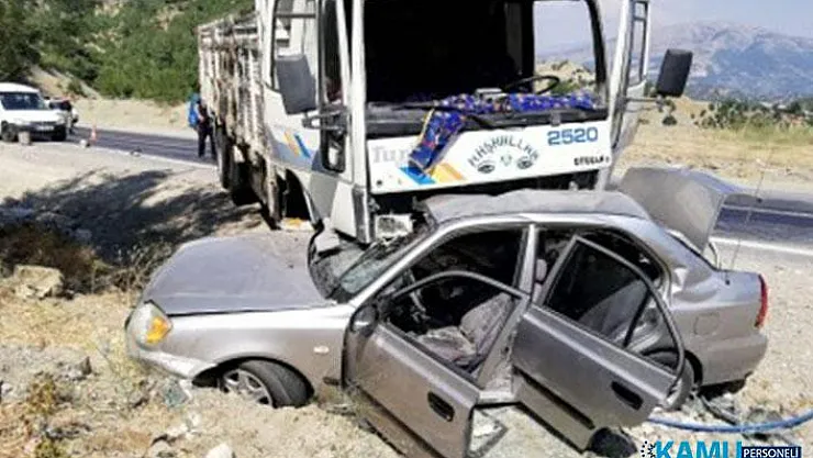 Kahramanmaraş'ta Trafik Kazası! Kahramanmaraş'ta Polis Memuru Trafik Kazasında Hayatını Kaybetti