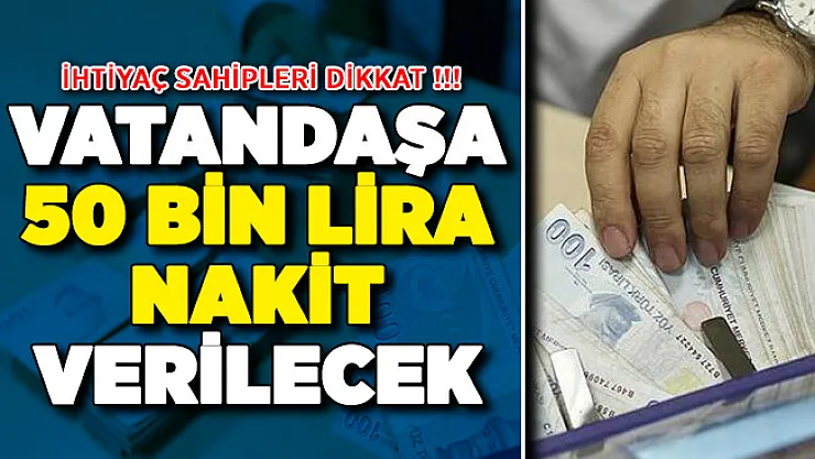 Kamu Bankası İhtiyaç Sahiplerine 50 Bin Lira Verecek !