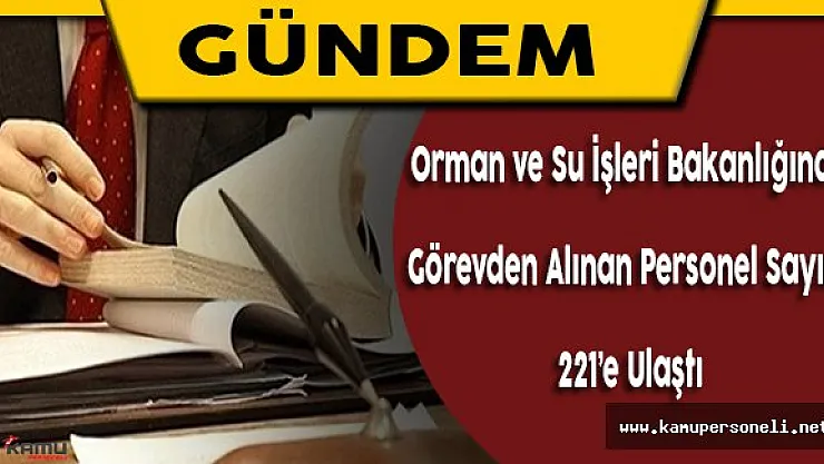 Kamu Personeline Yönelik Çalışma Kapsamında Görevden Almalar Devam Ediyor