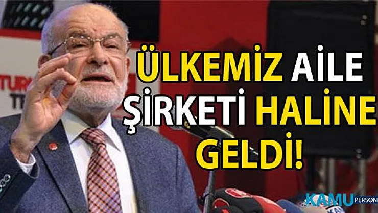 Karamollaoğlu: Şimdi kimse baştakilere hesap soramıyor