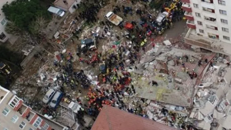 Kartal'da Çöken Bina Hakkında 2 Kişiye Tutuklama