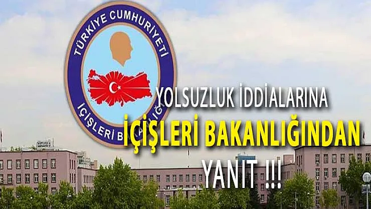 Kayyum Atanan Belediyelerde Yolsuzluk Yapıldığı İddiaları Hakkında İçişleri Bakanlığından Açıklama