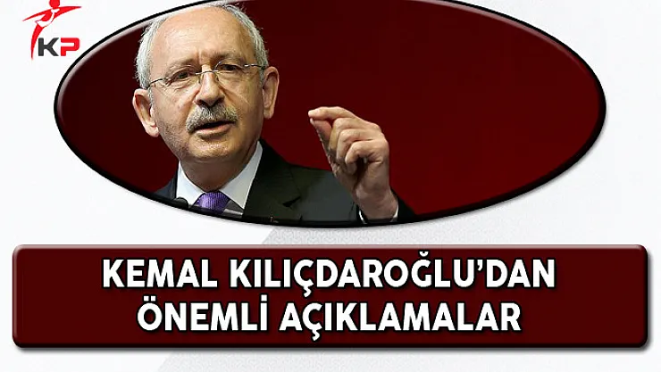 Kemal Kılıçdaroğlu: '' Demokrasiyi Kaldırmak İçin Referandum Yapılmaz''