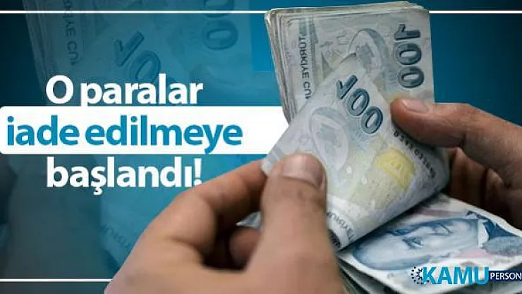 Kıdem tazminatı vergi kesintileri ödenmeye başlandı! Vergi dairesi duyurdu!