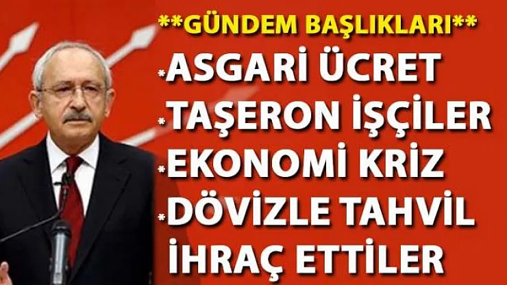 Kılıçdaroğlu, ''AKP dövizle tahvil ihraç etti'' dedi