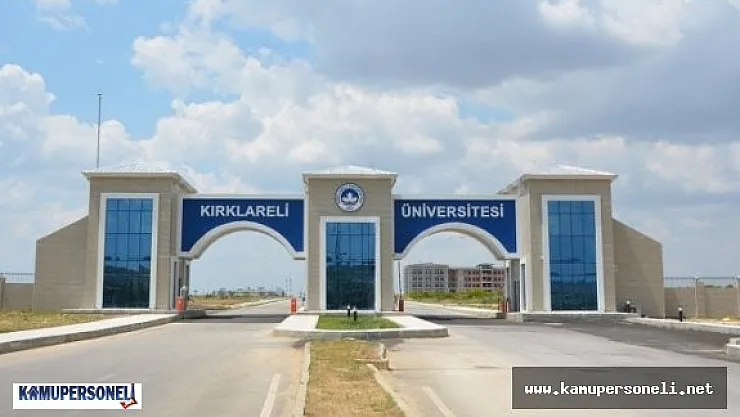 Kırklareli Üniversitesi Öğretim Görevlisi Alacak