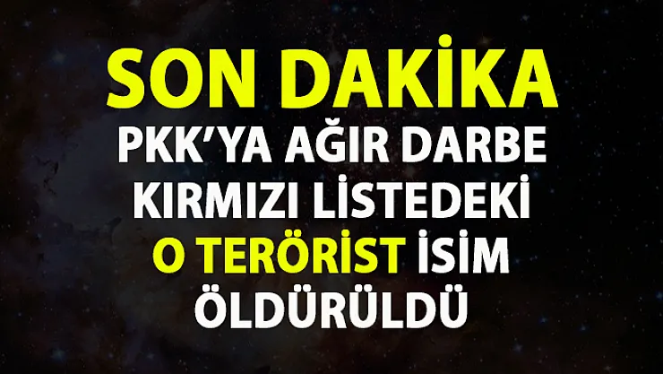 Kırmızı liste ile aranan PKK'nın elebaşlarından Mehmet Soysüren etkisiz hale getirildi