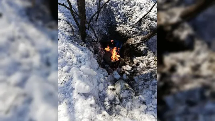 Kırmızı listedeki terörist için hazırlanan 7 odalı sığınak imha edildi