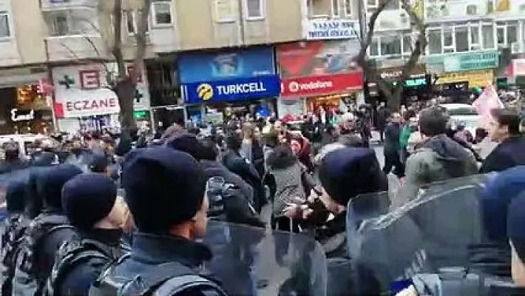Kızılay protestosunda ortalık karıştı! 19 kişi gözaltına alındı