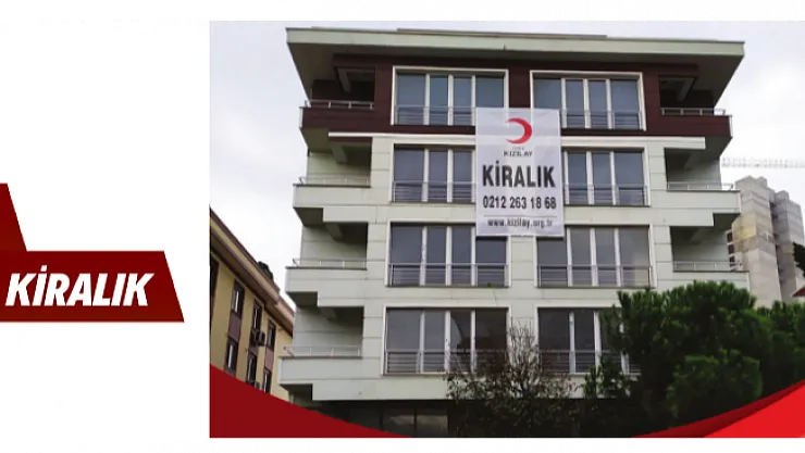 Kızılay tarafından İstanbul Kadıköy'de bulunan bina kiraya verilecek!