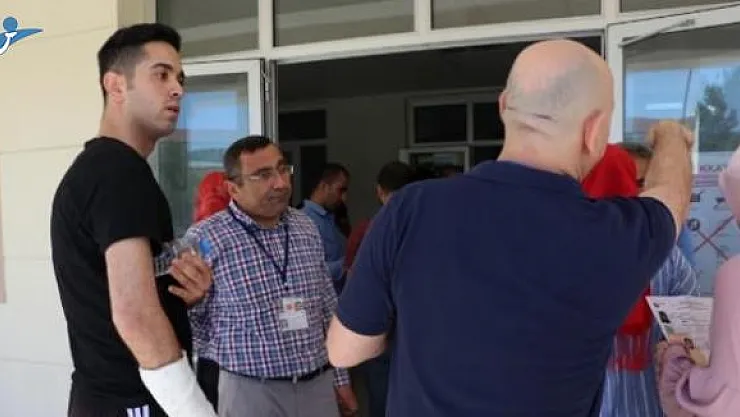 Kolunu Alçıya Aldıran Aday KPSS'ye Giremedi!