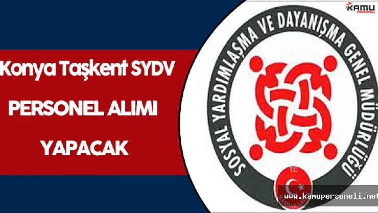 Konya Taşkent SYDV Personel Alımı Yapacak
