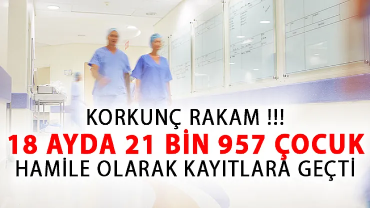 Korkunç Rakam! 18 Ayda 21 Bin 957 Çocuk Hamile Olarak Kayıtlara Geçti