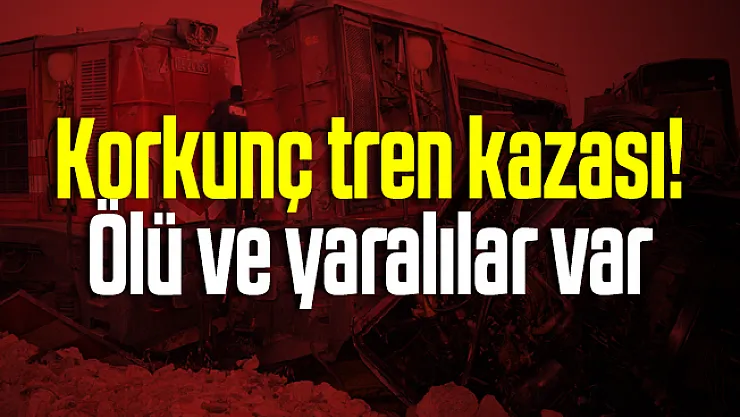 Korkunç tren kazası! Ölü ve yaralılar var