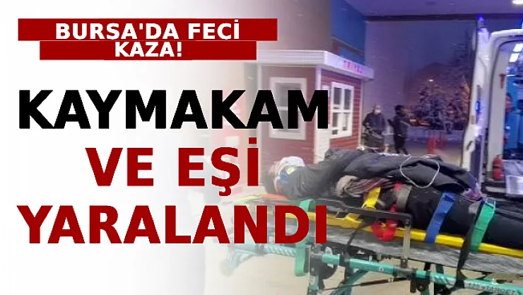 Korkutan Kaza! Kaymakam Ve Eşi Yaralandı