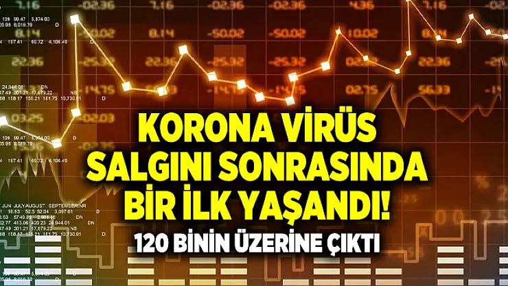 Korona Virüs salgını sonrasında bir ilk yaşandı! 120 binin üzerine çıktı
