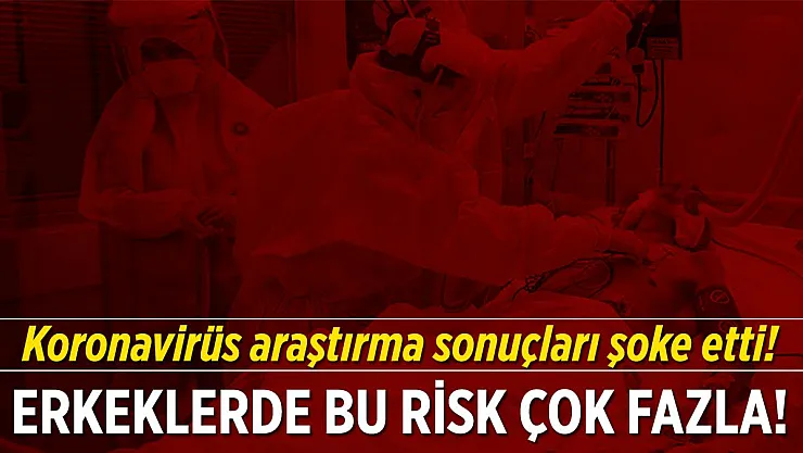 Koronavirüs araştırma sonuçları şoke etti! Erkeklerde bu risk çok fazla!