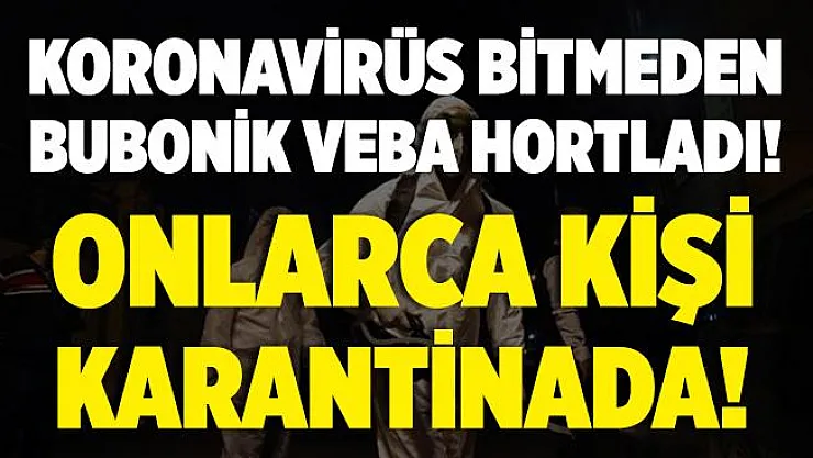 Koronavirüs bitmeden bubonik veba hortladı! Onlarca kişi karantinada!