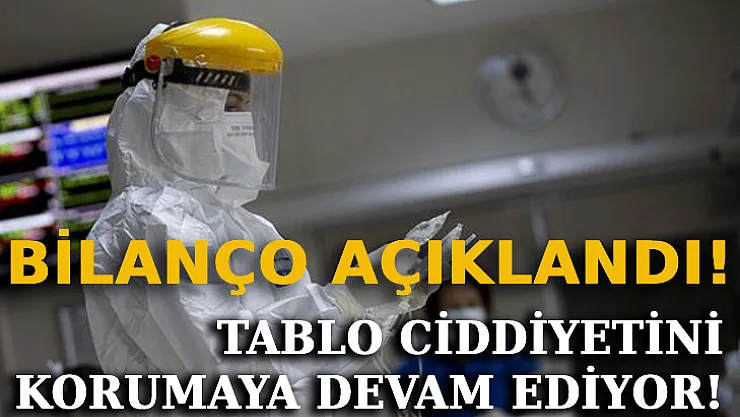 Koronavirüs Tablosu Ciddiyetini Korumaya Devam Ediyor!