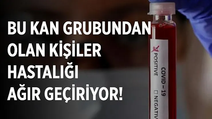 Koronavirüs ve kan grubu arasındaki ilişki belli oldu! Bu kan grubundakiler salgını ağır geçiriyor!