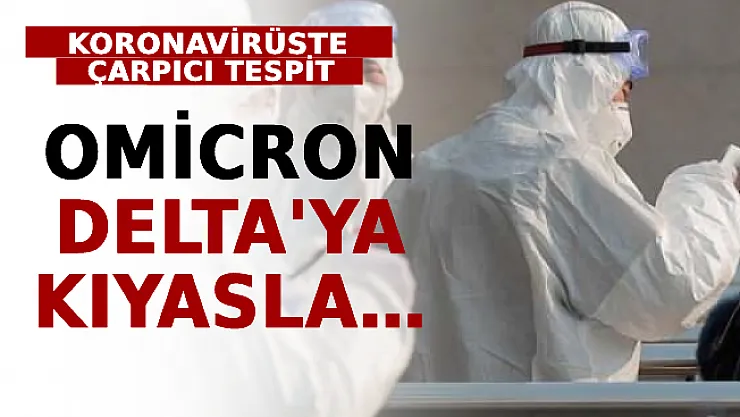 Koronavirüste Çarpıcı Tespit: Omicron, Delta'ya Kıyasla…