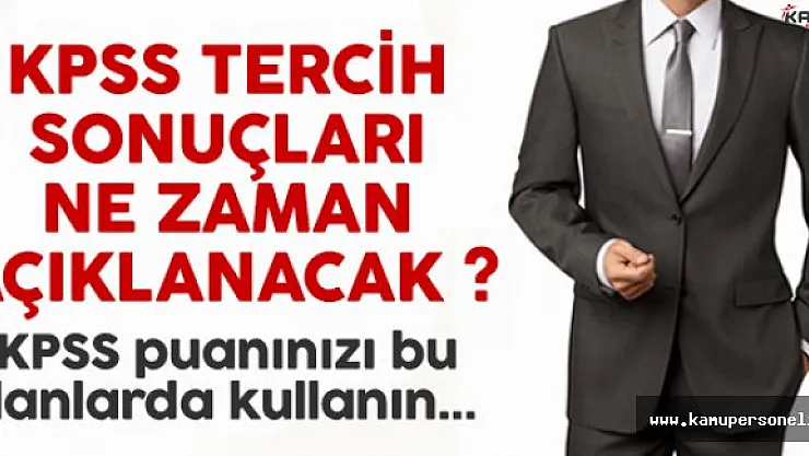 KPSS 2016/2 tercih sonuçları ne zaman açıklanacak? Gözler ÖSYM'de