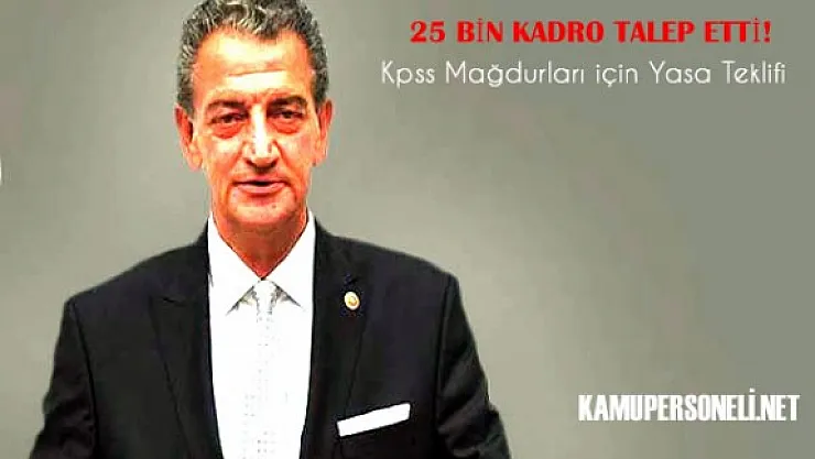 KPSS 2016 için 25 Bin Kadro Açılmalı
