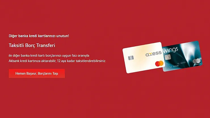 Kredi kartı borçlarınızı 12 aya kadar taksitlendirebilirsiniz!